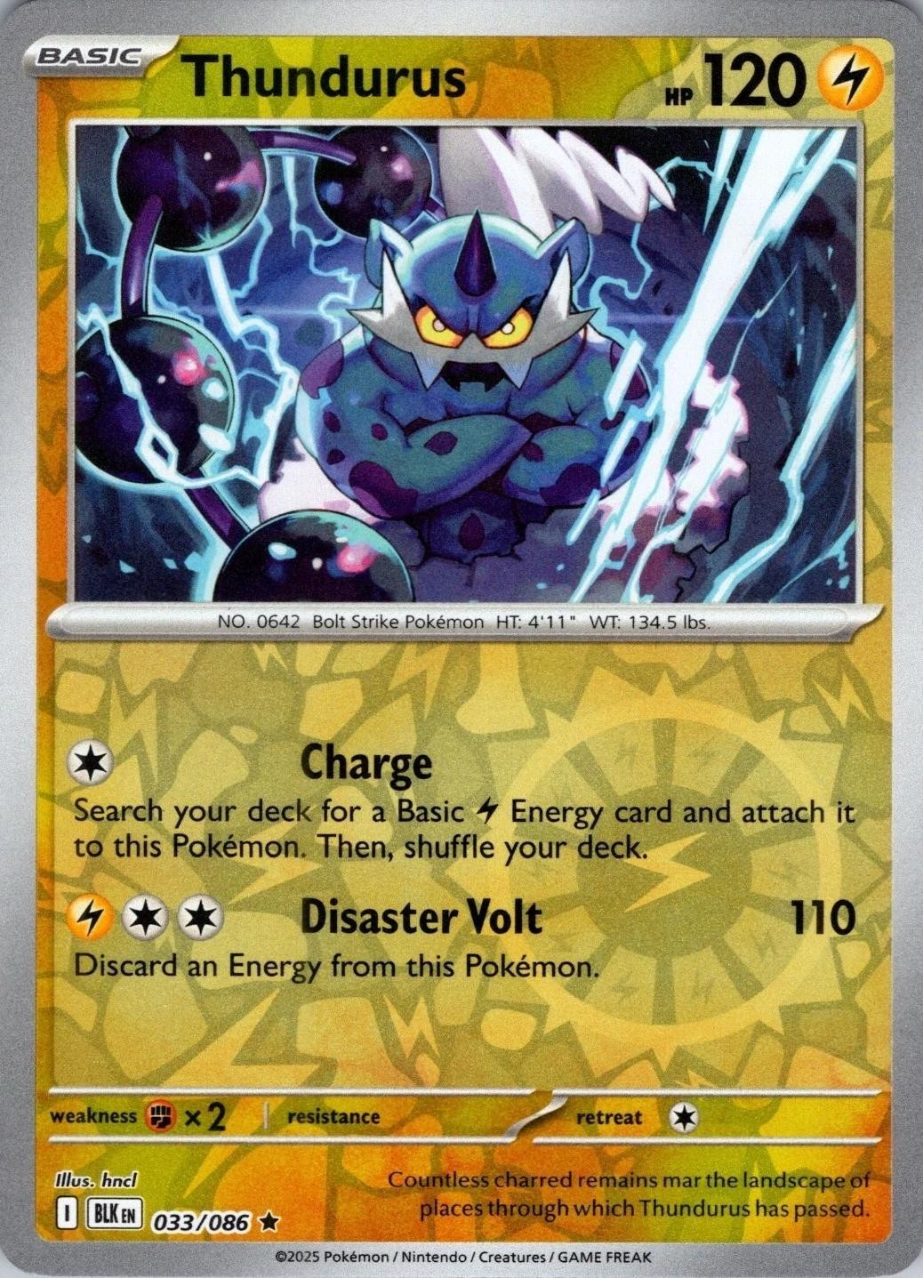 Choose Your Cards Pokemon Black Bolt NM Holo and Reverse
