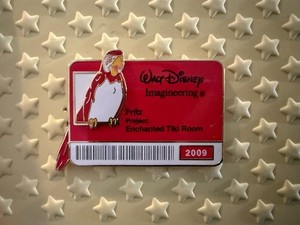 Disney Walt Disney Imagineering Fritz Enchanted Tiki Room LE Pin Single 2009