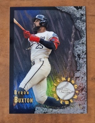 2026 Topps Chrome - Byron Buxton Wrecking Crew #WC-11 Black Refractor 5/10