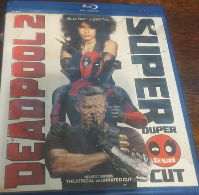 20th Century Fox Deadpool 2 Blu-ray Digital Ryan Reynolds Unrated Extras