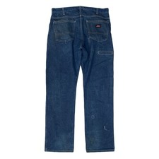 Vintage 90s Dickies Distressed Denim Carpenter Jeans 34x32 Arbeitshose