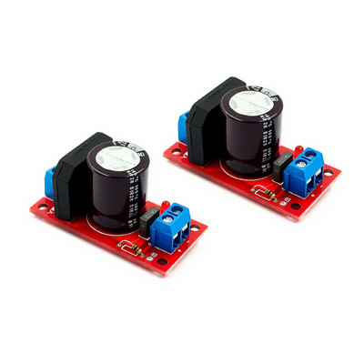 Netzteil Gleichrichterplatine 18V AC Eingang 50x25mm PCB mit 3300uF25V Kondensat