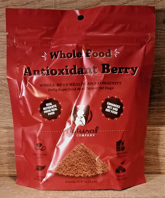 Natural Dog Company Dog Food Topper, Antioxidant Berry Granules Natural 8oz