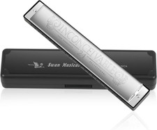 Harmonica Professional Harp Armonica Key of C 24 Hole Polyphony Diatonic Mouth O