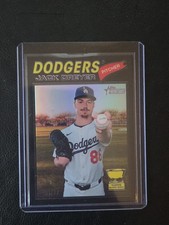 2026 Topps Heritage Jack Dreyer Dodgers Black Border /77 All-Star Rookie #115