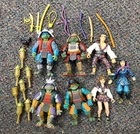 TMNT III 3 Teenage Mutant Ninja Turtles Movie Samurai Figures 1993 Vintage Lot