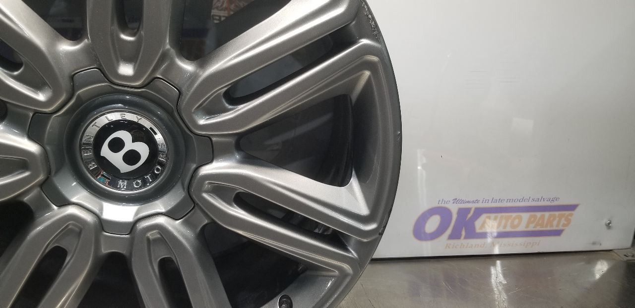 16 BENTLEY CONTINENTAL GTC 21X9.5 DOUBLE 7 SPOKE WHEEL RIM SILVER