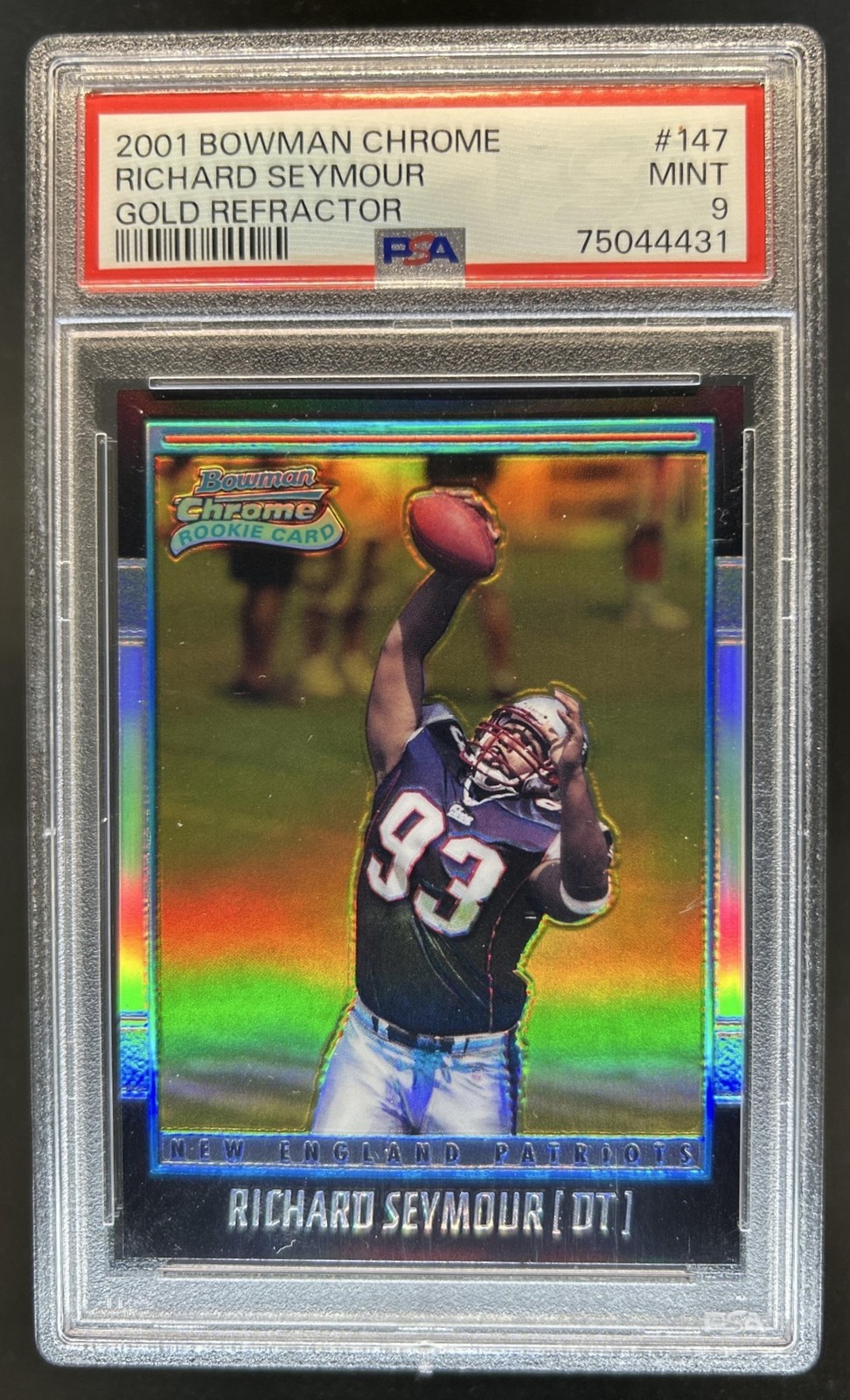Richard Seymour Bowman Chrome #147 Gold Refractor