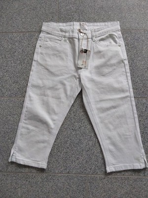 Damen Capri Hose Up2Fashion Gr. 36 weiss NEU mit Etikett 