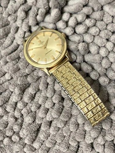 wristwatch OMEGA SEAMASTER  automatic watch 550 14 k gold f. 17  jewels  SWISS