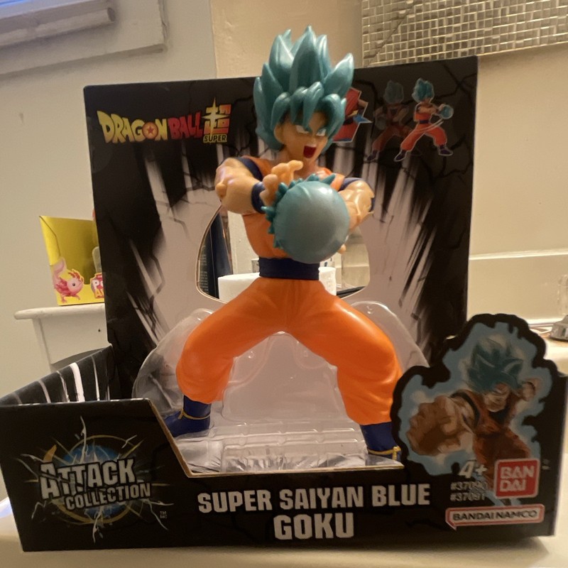 Bandai Dragon Ball Super Attack Collection Super Saiyan Blue Goku Figure Boxed