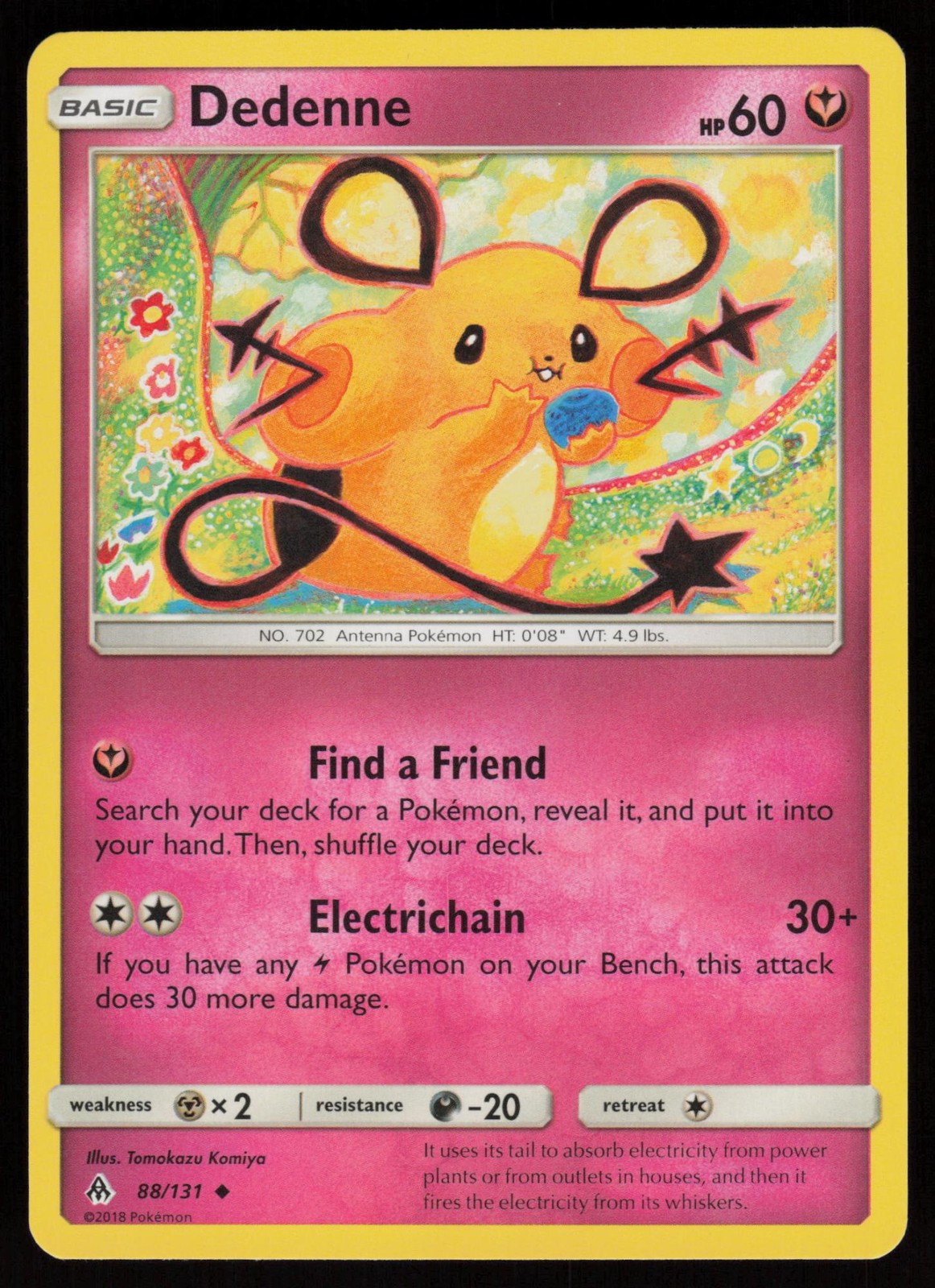 DEDENNE 88/131 UNCOMMON FORBIDDEN LIGHT NM/M