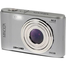 Minolta MND20 44MP Digital Camera | 2.7K Video | 16X Zoom | Anti-Shake | Compact