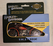 Harley-Davidson Two Decks of Playing Cards In Limited Edition Collectible Tin