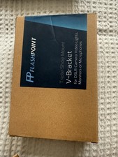 Flashpoint Triple Shoe Mount V-Bracket Aluminum Alloy for DSLR flash, mic, light