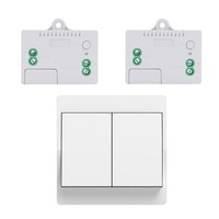 Doppel Funkschalter 230V Funk Lichtschalter Set Funk Lichttaster