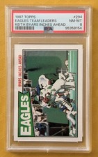 1987 Topps ~ Keith Byars #294 (RC) ~ PSA 8