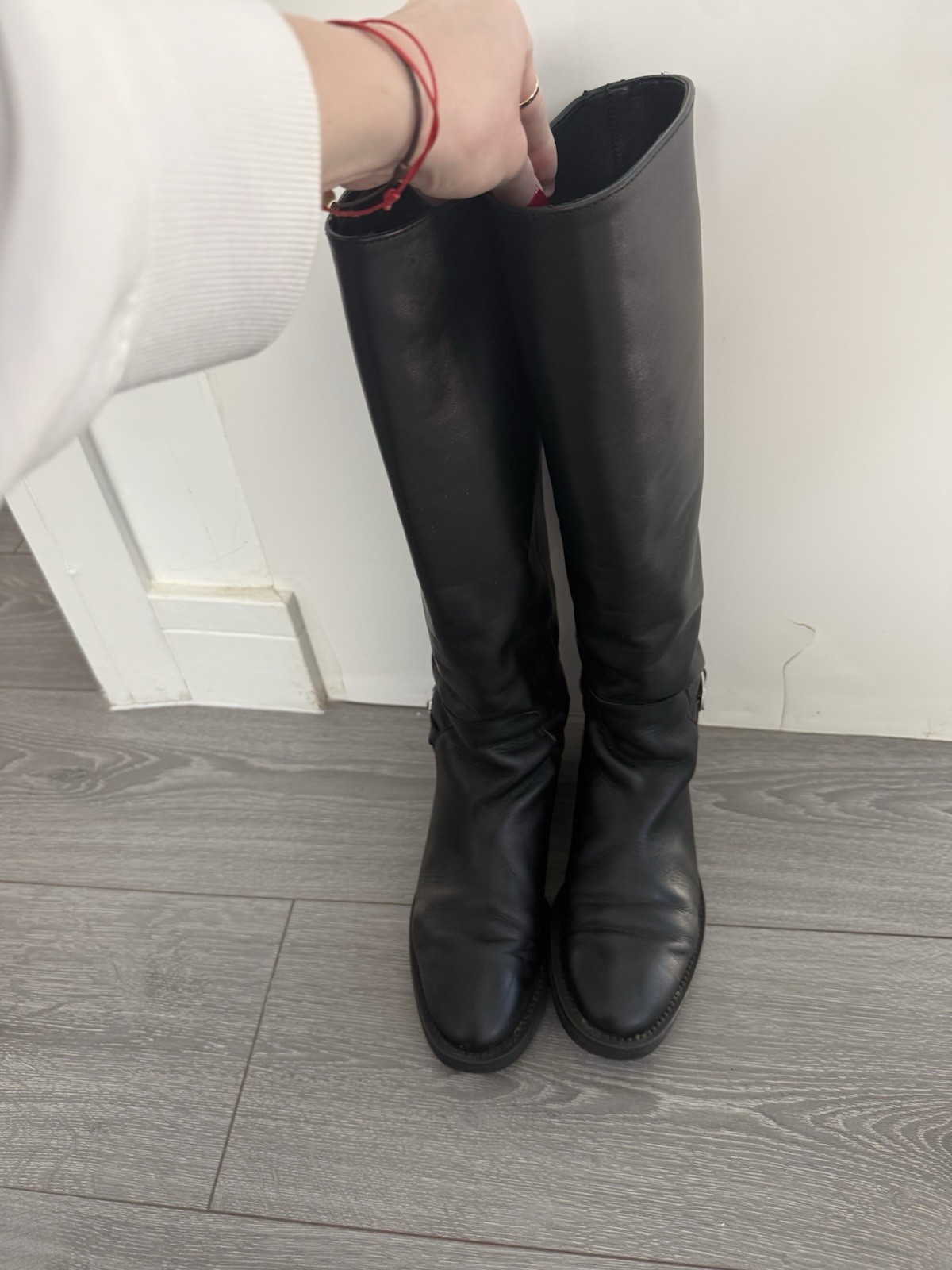 Massimo Dutti Amazing Leather Boots Size 36 Uk3 Sold Out Limited Great image 2