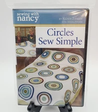 Sewing with Nancy Circles Sew Simple Instructional DVD Nancy Zieman NEW