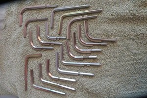 18 piece long arm Vault Change Keys, Unbranded