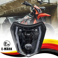 Für KTM SMC-R 690 EXC XCW 250 350 LED Scheinwerfer Fernlicht Abblendlicht DRL