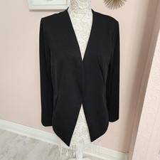 NWT BCBGeneration Black Open Front Blazer Jacket XL light weight