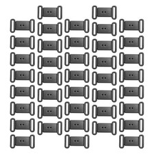 150 Pcs Buckles Front Closure Hook Clasp Plastic for Strap Replacement