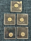 Mercury Silver Dimes 1941-1943 Lot Of 5.  90% Silver. Very Nice Lot