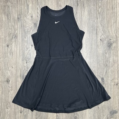 black nike tennis dress Nike Dri-FIT Advantage Tennis Dress