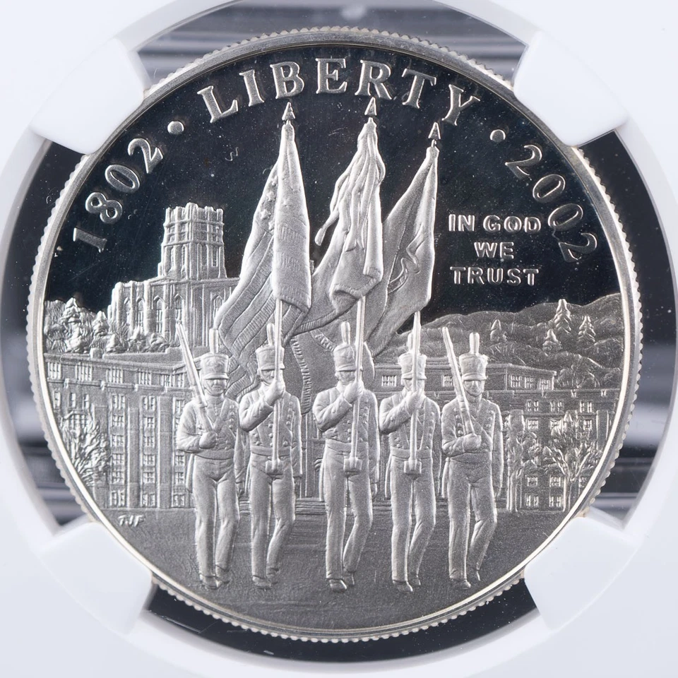 Certified 2002-W Silver $1 NGC PF69 Ultra Cameo West Point  - Image 2 of 4