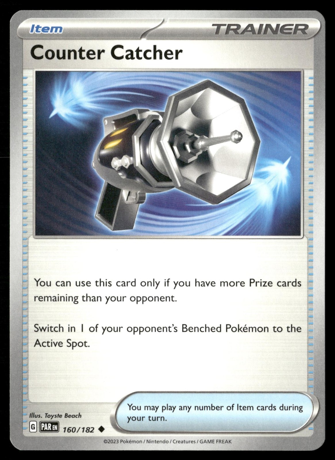 Counter Catcher 160/182 Uncommon Paradox Rift Pokemon Near Mint