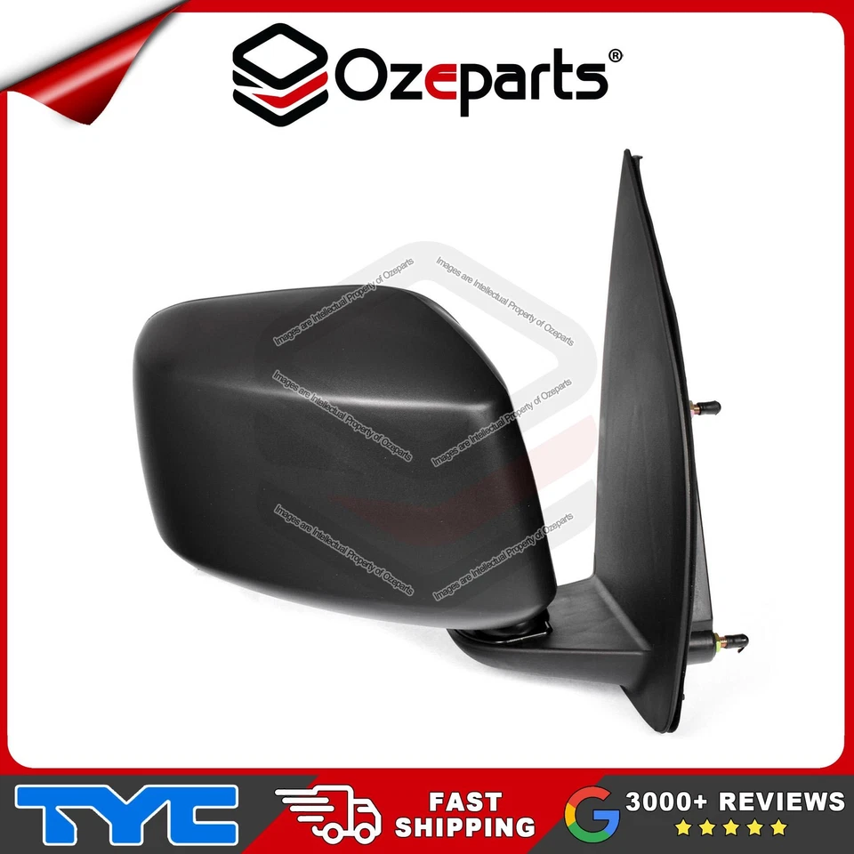 RH Right Hand Manual Door Mirror (Black) For Nissan Navara D40 VSK 2005~2015 - Image 3 of 4