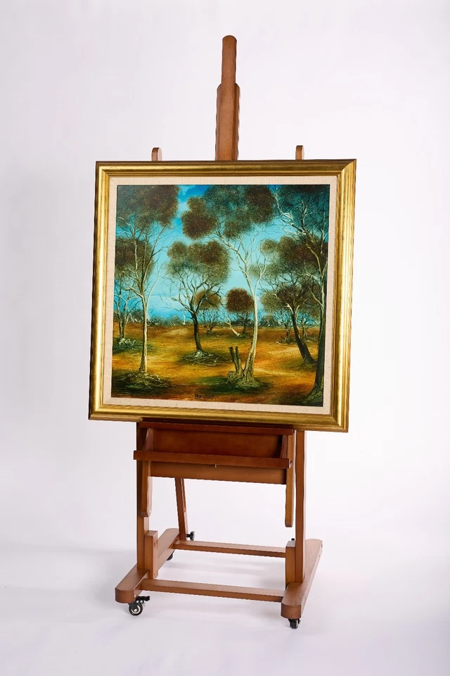 Kevin Charles (Pro) Hart (1928-2006) “Bush Landscape Untitled” Oil on Board - image 3 of 4