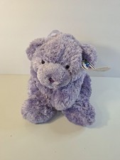 Mary Meyer Purple Plush Teddy Bear Stuffed Animal Cute Soft Fluffy Floppy
