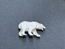 Lego Mini Figure Animal Polar Bear White Snow Bear Artic