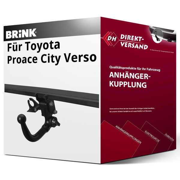 AnhäNgerkupplung Abnehmbar für Toyota Proace City Verso 10.2019-Jetzt Neu Top-image
