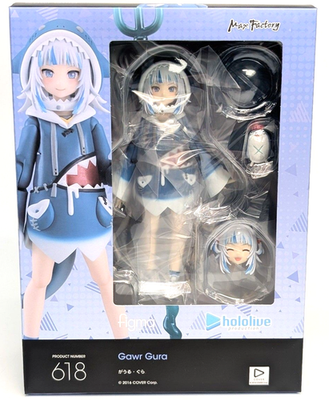 Max Factory Figma 618 Hololive Production Gawr Gura Action Figure