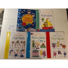 Usborne Wipe Clean Books x-54