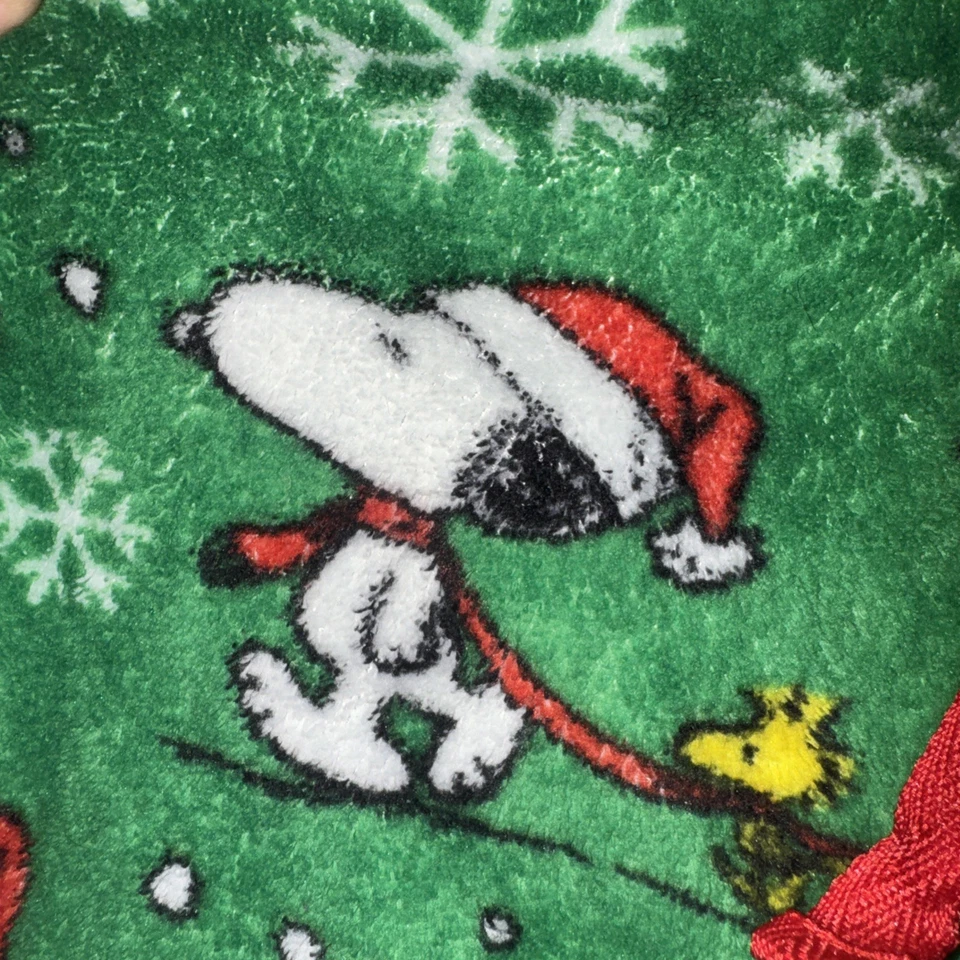 Pantalones de pijama de Navidad Peanuts Snoopy con diseño de sombrero de Santa Foto 4 de 4