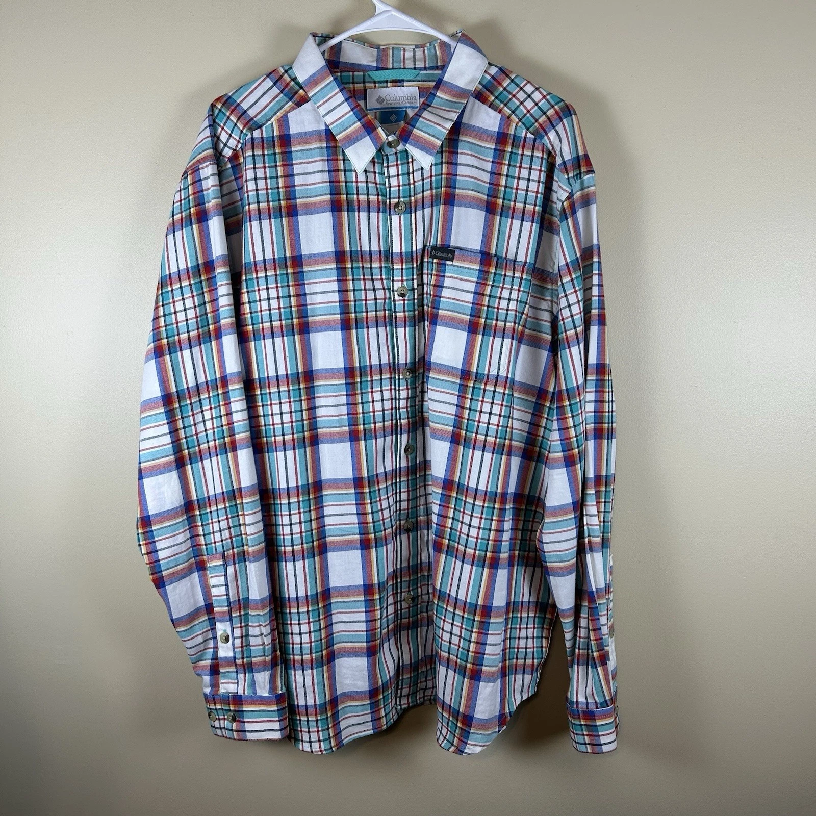 Columbia Plaid Shirt Mens XL Multicolor Long Sleeve Button Down Casual Outdoor
Opens in a new window