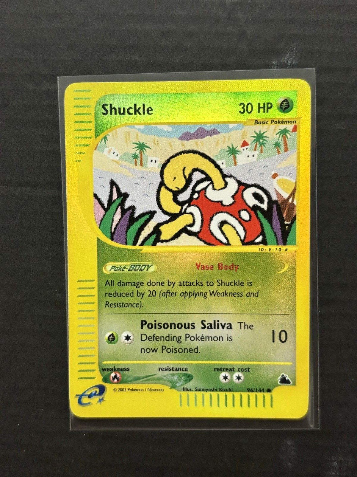 Pokemon TCG Shuckle 96/144 Skyridge Reverse Holo - NM/LP