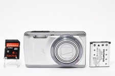EXC 5 Olympus -7050 14MP 7x Zoom Digital Camera Silver Tested Japan
