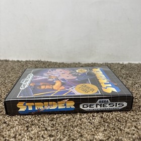 Strider Sega Genesis Authentic Complete In Box with Manual Tested Working Rare