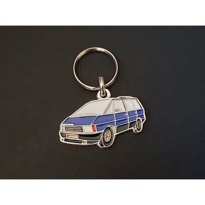 Schlüsselanhänger Profil Renault Espace, 2200 GTS TSE TXE Quadra Turbo D (blau)