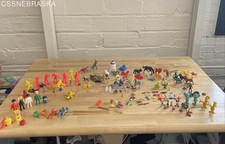Huge Lot of Vintage Toys and Figurines 100 