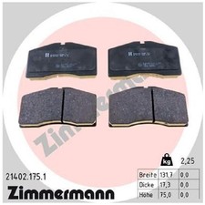 Satz Bremsbeläge Bremsklötze vorne für Porsche 911 964 993 928 id13654