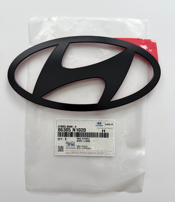 #ad Genuine OEM Front Matte Black quot;Hquot; Emblem 86305 N1020 For 21 23 Hyundai Elantra N $29.99