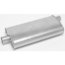 Dynomax 17718 One Muffler 2.5 In Offset Inlet 2.5 In Center Outlet 25 In Long