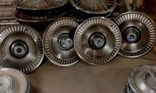  1964 Ford Galaxie 500 14 Hubcap Wheel Covers Set Of 4 Oem Used Turbine