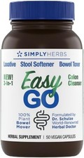 Easy Go Bowel Mover - Formulated Gentle Laxative, Colon Toner  Stool Softener